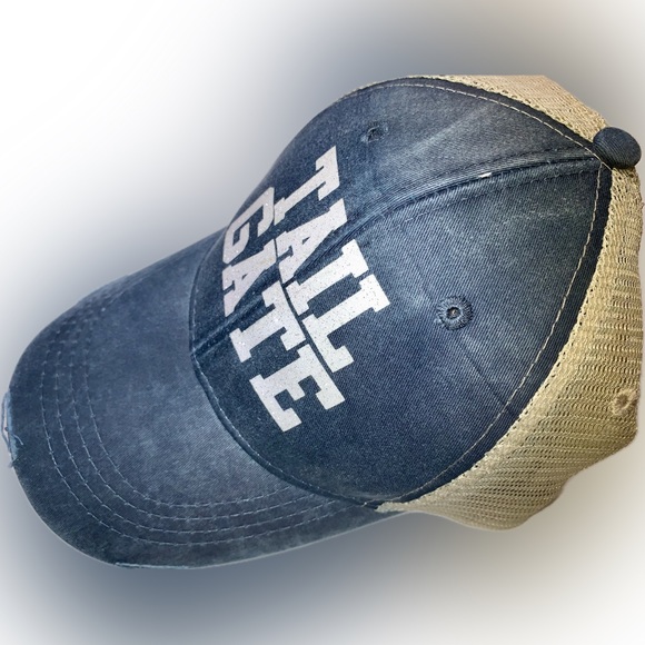 NWOT ADAMS TAIL GATE DISTRESSED TRUCKER CAPS🧢X✌️,BLACK/NAVY BLUE,OS,BNWOT✨$p🧢✨ - Picture 5 of 11
